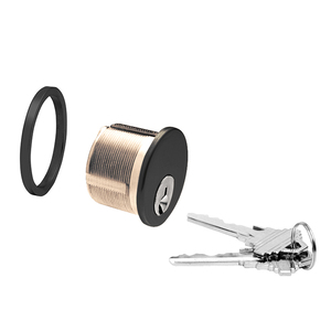 Matte Black Mortise Cylinder