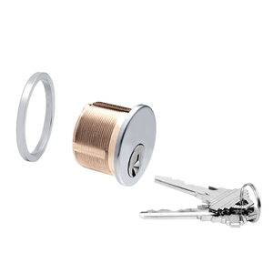 Satin Anodized Mortise Cylinder