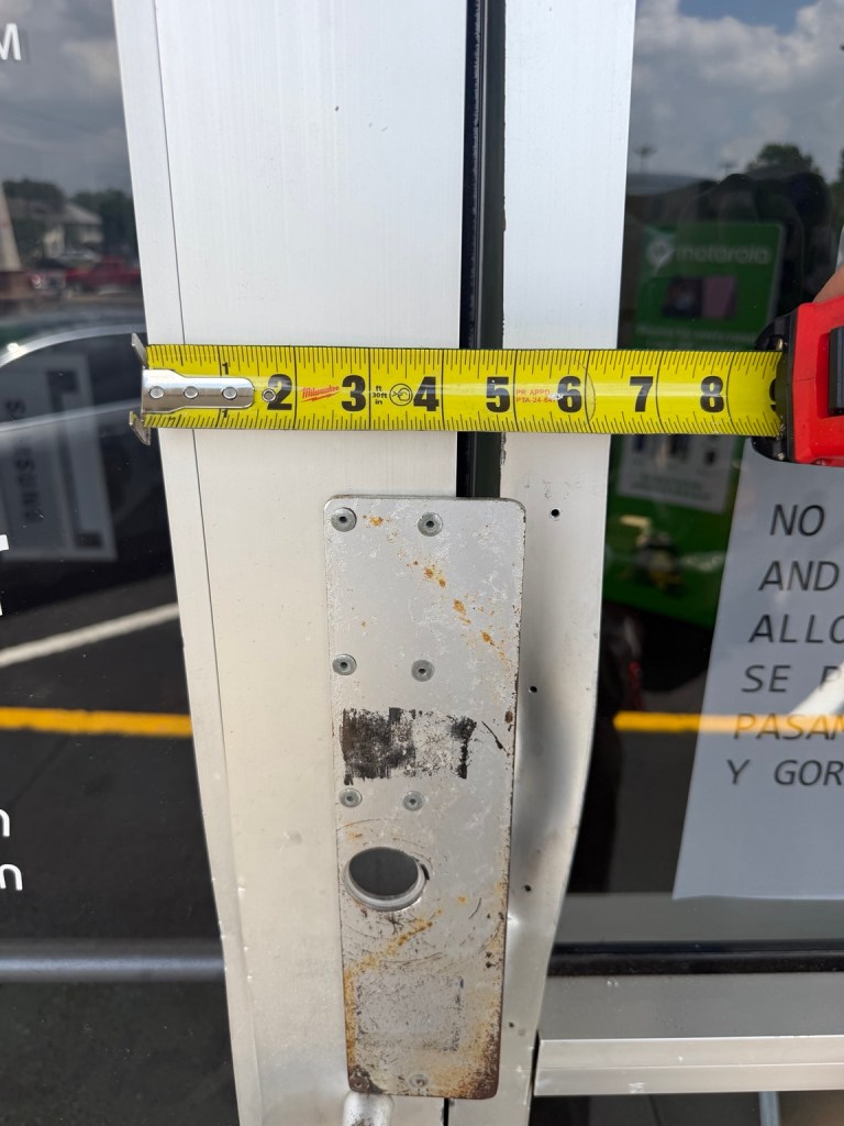 Storefront Lock Preparation