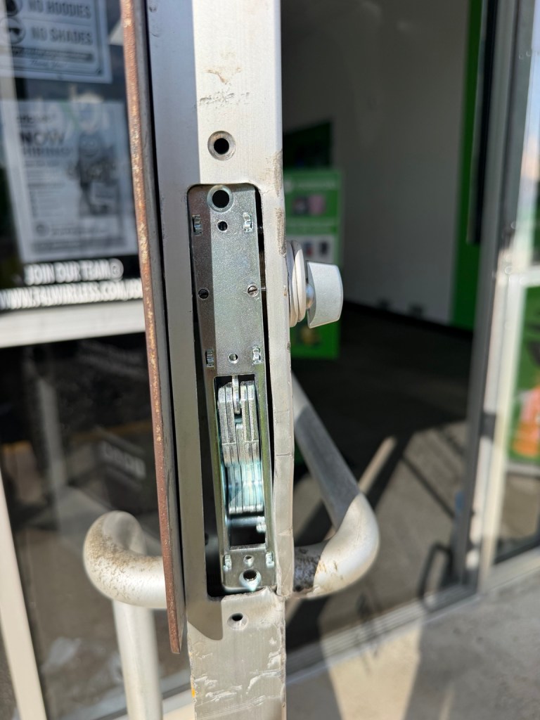 Hookbolt Lock in the Door Stile