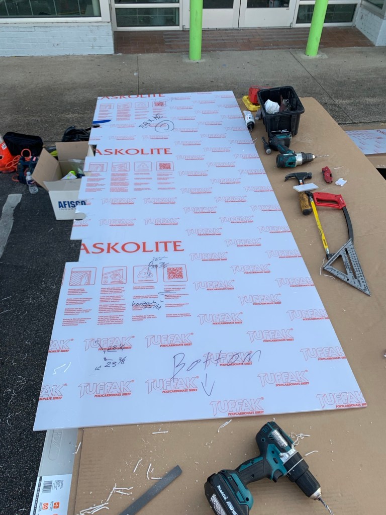 CUSTOM DOOR SHIELD FABRICATION